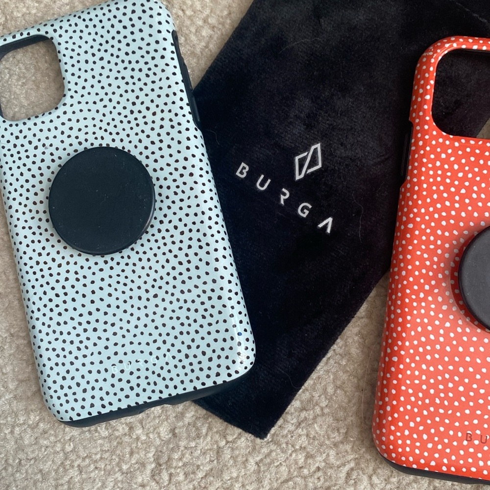 Two iPhone 11 BURGA TOUGH cases